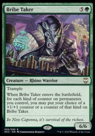 Bribe Taker (Promo Pack) [Streets of New Capenna Commander Promos] | Gate City Games LLC