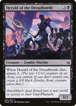 Herald of the Dreadhorde [War of the Spark] | Gate City Games LLC