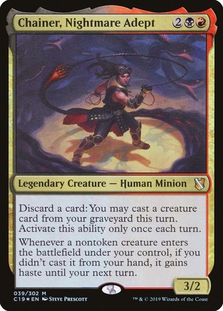 Chainer, Nightmare Adept [Commander 2019] | Gate City Games LLC