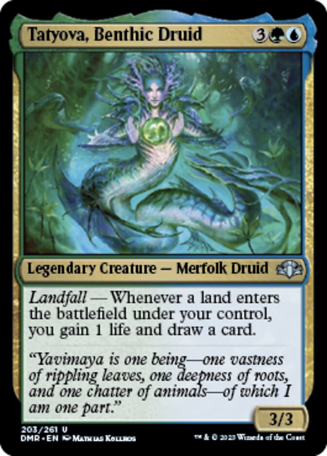 Tatyova, Benthic Druid [Dominaria Remastered] | Gate City Games LLC