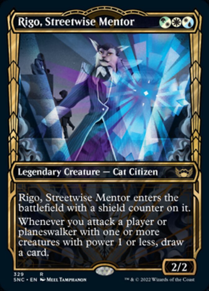 Rigo, Streetwise Mentor (Showcase Golden Age) [Streets of New Capenna] | Gate City Games LLC