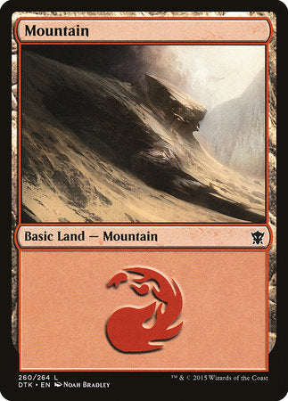Mountain (260) [Dragons of Tarkir] | Gate City Games LLC