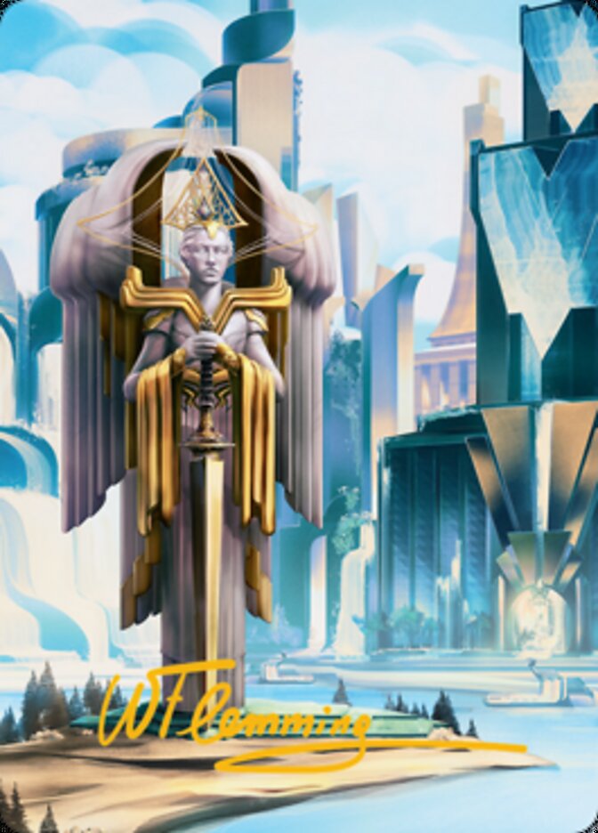 Island Art Card (Gold-Stamped Signature) [Streets of New Capenna Art Series] | Gate City Games LLC