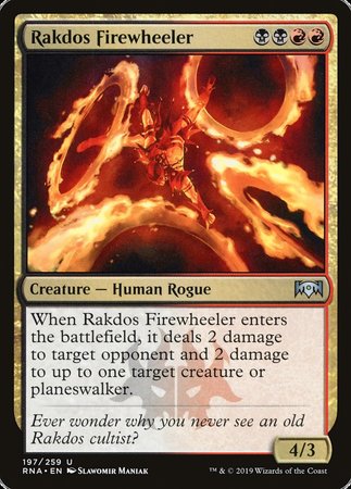 Rakdos Firewheeler [Ravnica Allegiance] | Gate City Games LLC