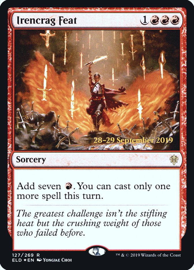 Irencrag Feat  [Throne of Eldraine Prerelease Promos] | Gate City Games LLC