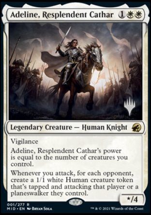 Adeline, Resplendent Cathar (Promo Pack) [Innistrad: Midnight Hunt Promos] | Gate City Games LLC