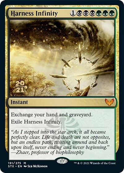 Harness Infinity [Strixhaven: School of Mages Prerelease Promos] | Gate City Games LLC