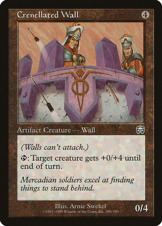 Crenellated Wall [Mercadian Masques] | Gate City Games LLC