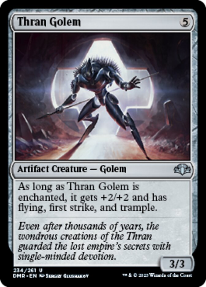 Thran Golem [Dominaria Remastered] | Gate City Games LLC