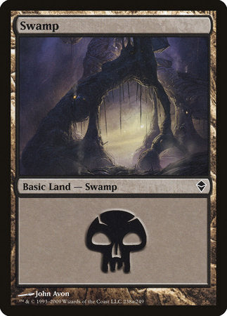 Swamp (238a) [Zendikar] | Gate City Games LLC