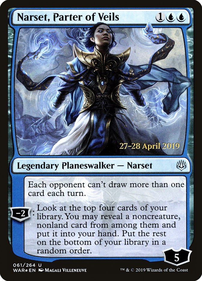 Narset, Parter of Veils  [War of the Spark Prerelease Promos] | Gate City Games LLC