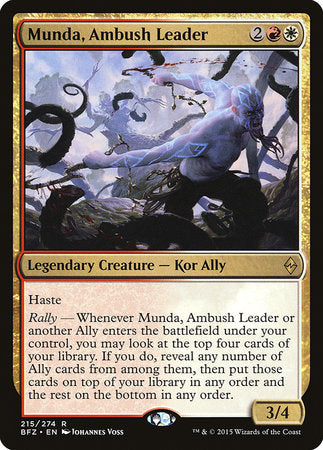 Munda, Ambush Leader [Battle for Zendikar] | Gate City Games LLC