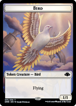 Zombie // Bird Double-Sided Token [Dominaria Remastered Tokens] | Gate City Games LLC