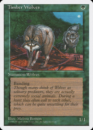 Timber Wolves [Fourth Edition] | Gate City Games LLC