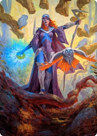 Kasmina, Enigma Sage Art Card [Strixhaven: School of Mages Art Series] | Gate City Games LLC
