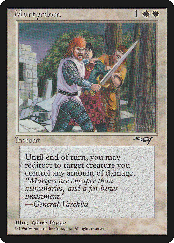 Martyrdom (Sword Drawn) [Alliances] | Gate City Games LLC