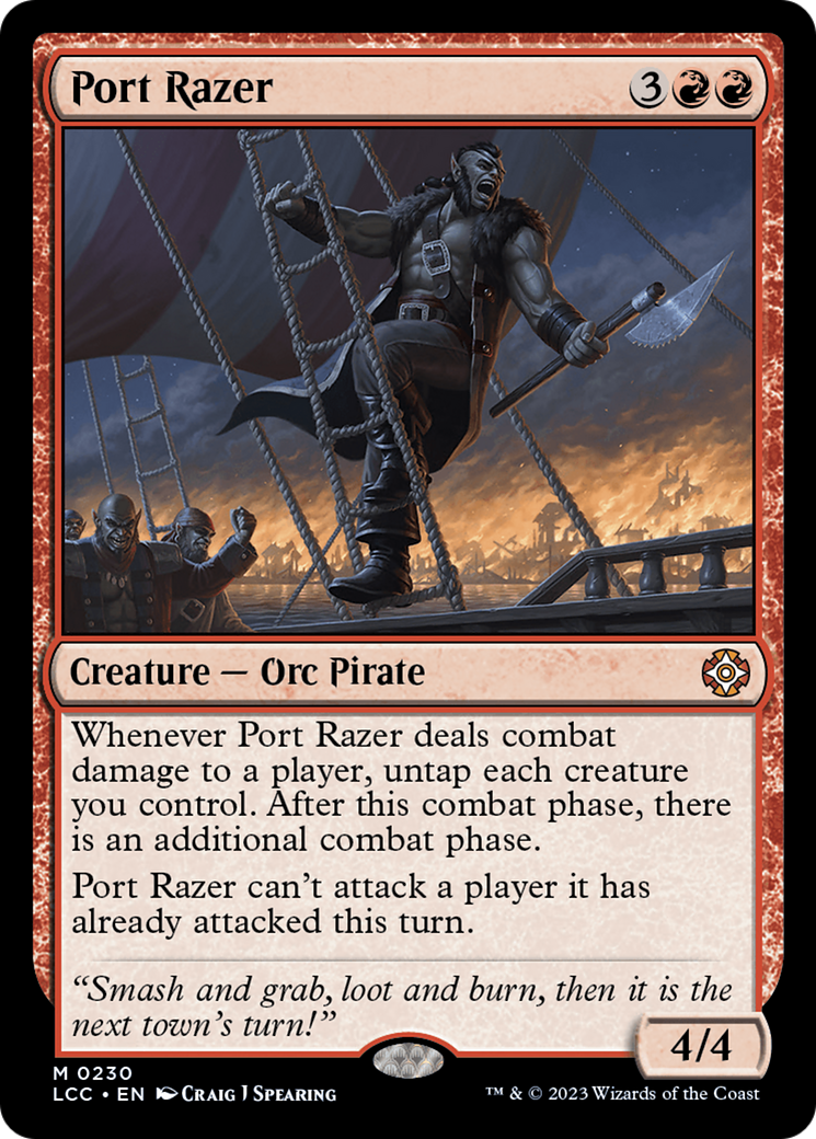 Port Razer [The Lost Caverns of Ixalan Commander] | Gate City Games LLC