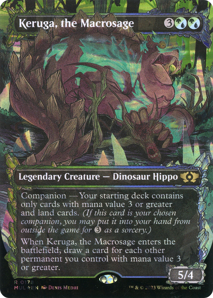 Keruga, the Macrosage (Halo Foil) [Multiverse Legends] | Gate City Games LLC