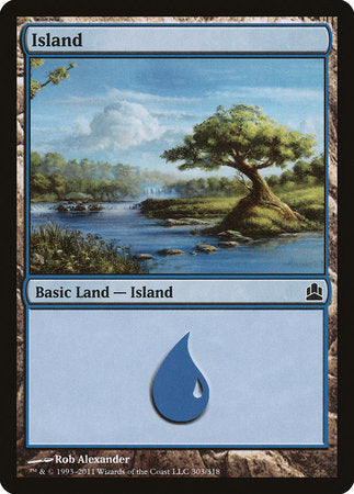 Island (303) [Commander 2011] | Gate City Games LLC