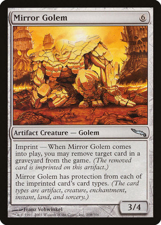 Mirror Golem [Mirrodin] | Gate City Games LLC