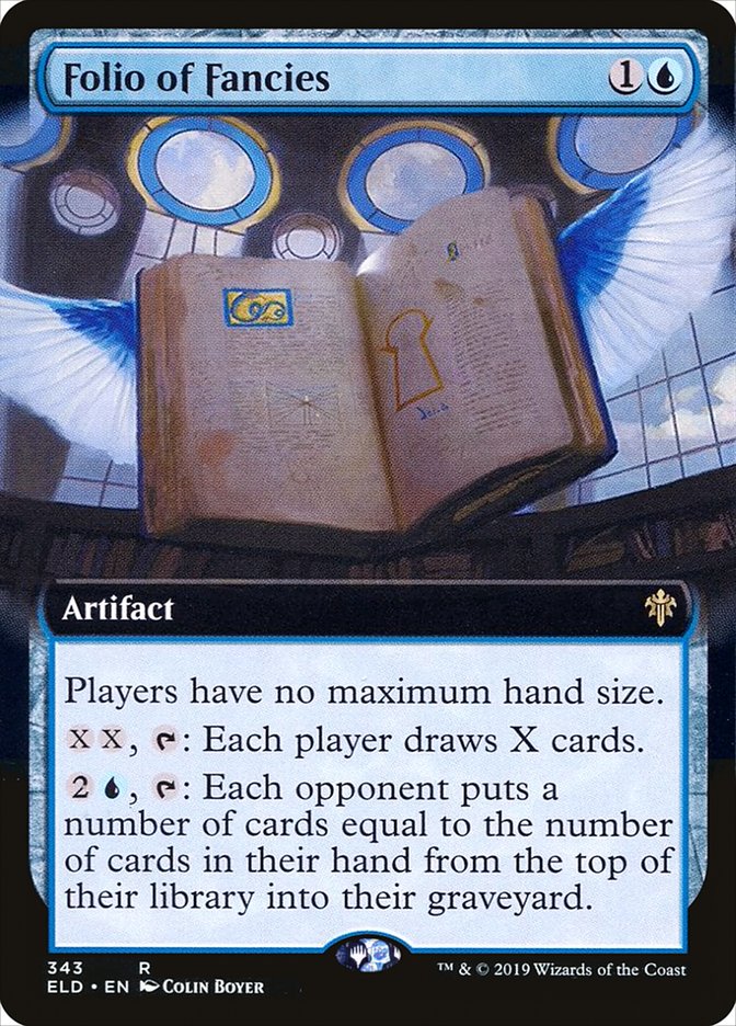 Folio of Fancies (Extended Art) [Throne of Eldraine] | Gate City Games LLC