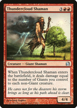 Thundercloud Shaman [Modern Masters] | Gate City Games LLC