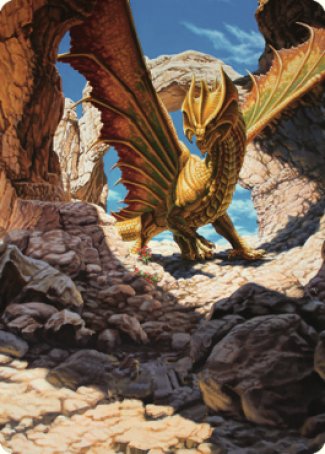 Ancient Brass Dragon Art Card (02) [Commander Legends: Battle for Baldur's Gate Art Series] | Gate City Games LLC