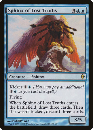 Sphinx of Lost Truths [Zendikar] | Gate City Games LLC