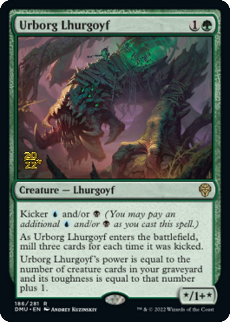 Urborg Lhurgoyf [Dominaria United Prerelease Promos] | Gate City Games LLC