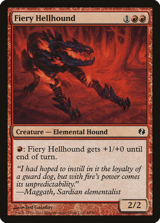 Fiery Hellhound [Duel Decks: Venser vs. Koth] | Gate City Games LLC
