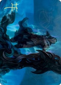 Cosima, God of the Voyage Art Card (Gold-Stamped Signature) [Kaldheim: Art Series] | Gate City Games LLC