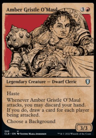 Amber Gristle O'Maul (Showcase) [Commander Legends: Battle for Baldur's Gate] | Gate City Games LLC