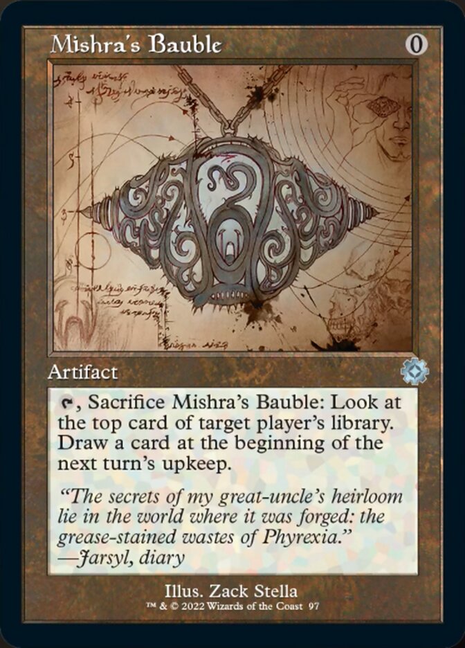 Mishra's Bauble (Retro Schematic) [The Brothers' War Retro Artifacts] | Gate City Games LLC