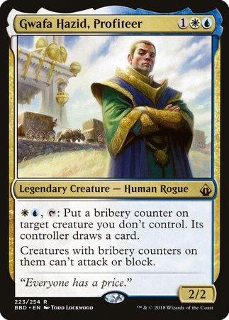 Gwafa Hazid, Profiteer [Battlebond] | Gate City Games LLC