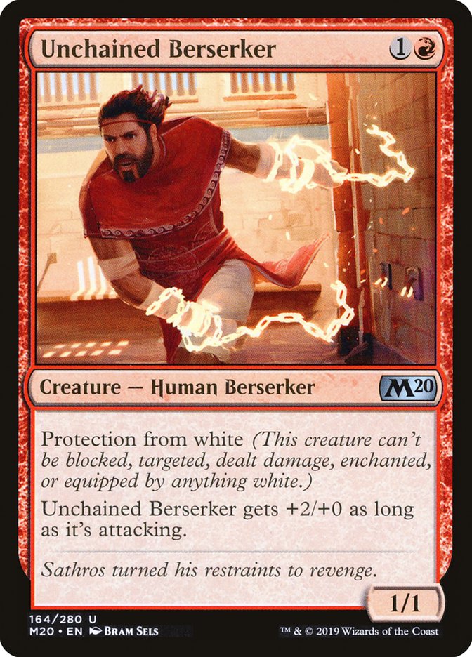 Unchained Berserker [Core Set 2020] | Gate City Games LLC