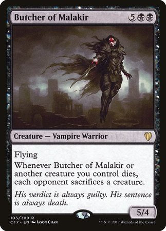 Butcher of Malakir [Commander 2017] | Gate City Games LLC