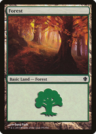 Forest (355) [Commander 2013] | Gate City Games LLC