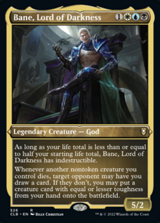 Bane, Lord of Darkness (Foil Etched) [Commander Legends: Battle for Baldur's Gate] | Gate City Games LLC