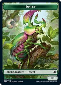 Insect // Kor Warrior Double-sided Token [Zendikar Rising Tokens] | Gate City Games LLC