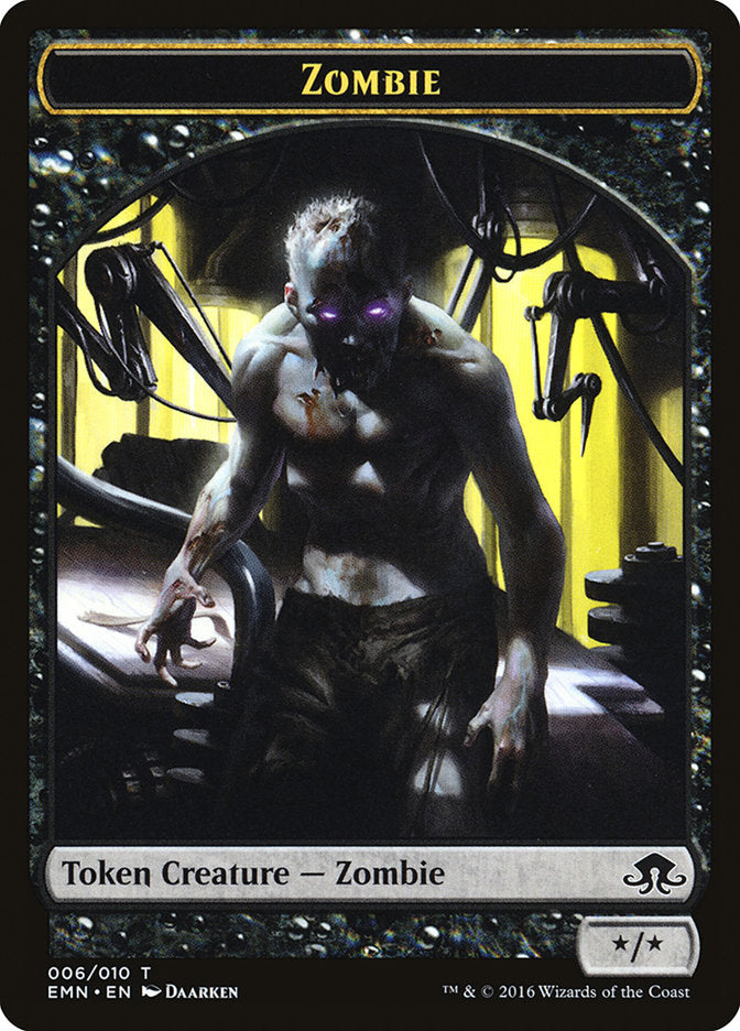 Zombie (006/010) [Eldritch Moon Tokens] | Gate City Games LLC