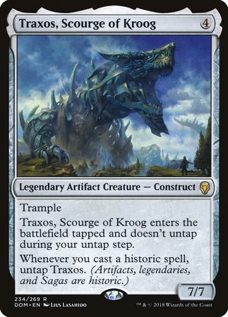 Traxos, Scourge of Kroog [Dominaria] | Gate City Games LLC