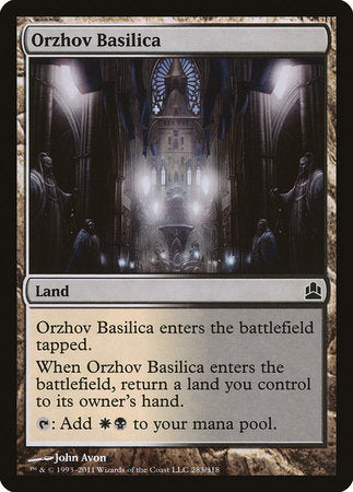 Orzhov Basilica [Commander 2011] | Gate City Games LLC