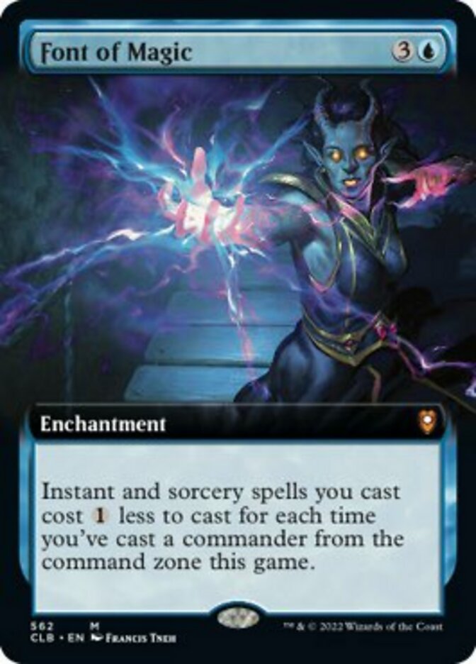 Font of Magic (Extended Art) [Commander Legends: Battle for Baldur's Gate] | Gate City Games LLC