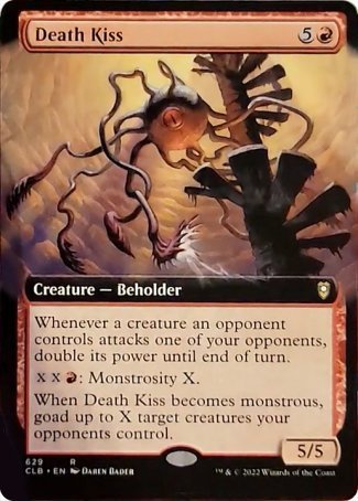 Death Kiss (Extended Art) [Commander Legends: Battle for Baldur's Gate] | Gate City Games LLC