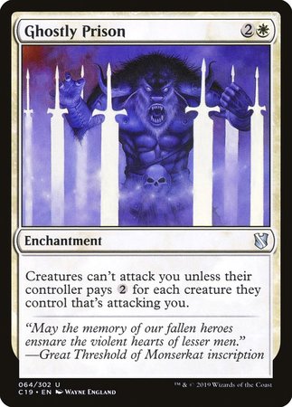 Ghostly Prison [Commander 2019] | Gate City Games LLC