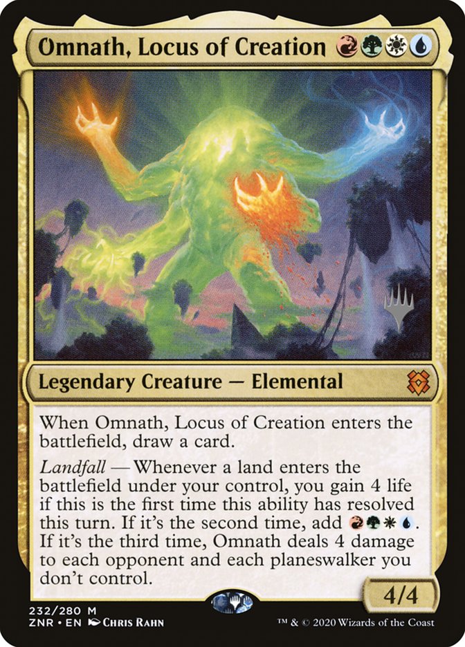 Omnath, Locus of Creation (Promo Pack) [Zendikar Rising Promos] | Gate City Games LLC