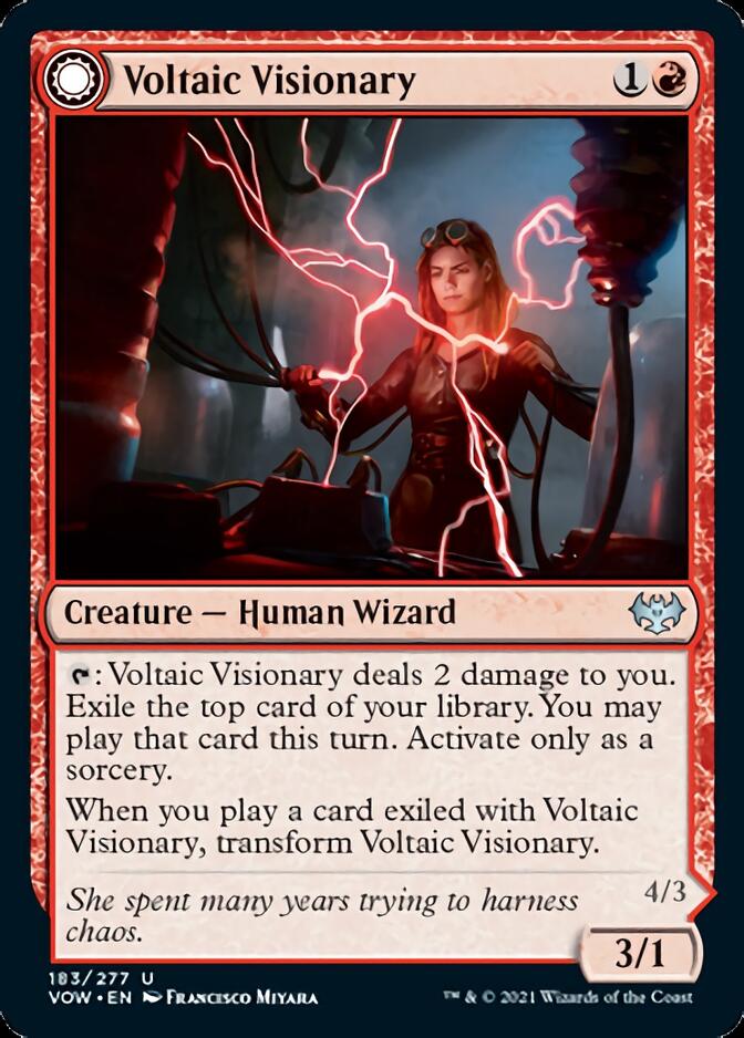Voltaic Visionary // Volt-Charged Berserker [Innistrad: Crimson Vow] | Gate City Games LLC