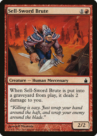 Sell-Sword Brute [Ravnica: City of Guilds] | Gate City Games LLC