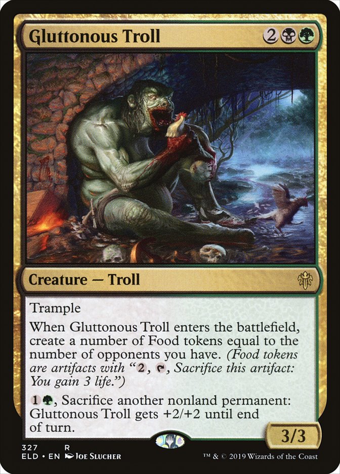 Gluttonous Troll [Throne of Eldraine] | Gate City Games LLC