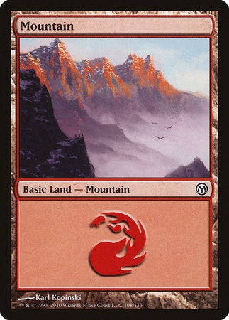 Mountain (108) [Duels of the Planeswalkers] | Gate City Games LLC